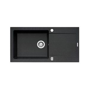 Chiuvetă de bucătărie Pyramis 70089601 MIDO 100x50 cm granit/negru imagine