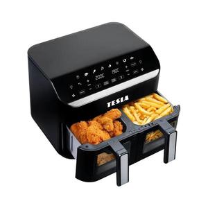 Friteuză cu aer cald dublă digitală multifuncțională TESLA Electronics AirCook 9 l 2400W/230V imagine