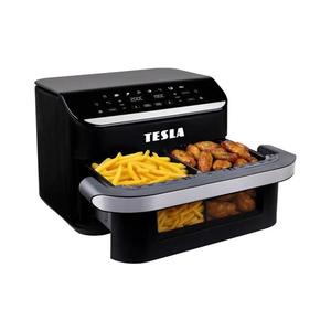Friteuză cu aer cald dublă digitală multifuncțională TESLA Electronics AirCook 10 l 2400W/230V imagine