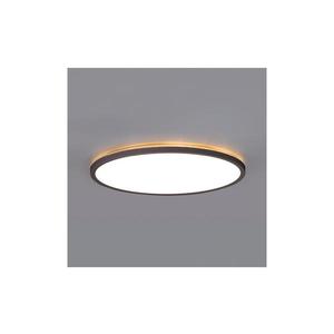 Plafonieră LED cu senzor pentru baie NIVERA LED/12W/230V IP54 d. 22, 5 cm negru + telecomandă imagine