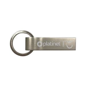 Memorie USB din metal rezistentă la apă 128GB crom imagine