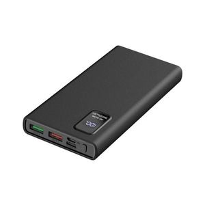 Acumulator extern cu afișaj LED Power Delivery 10000 mAh 3, 7V negru imagine