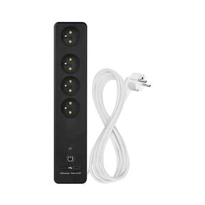 Prelungitor inteligent cu întrerupător GoSmart 4Z + 1xUSB-A + 1xUSB-C 2 m Wi-Fi Tuya imagine