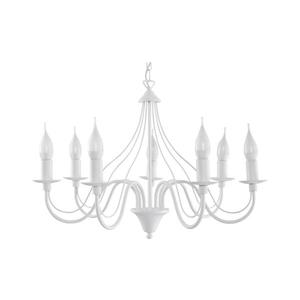 Lustră pe lanț MINERWA 7 7xE14/40W/230V alb imagine