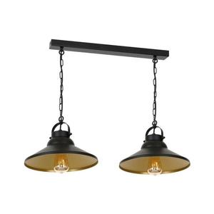 Lustră pe lanț IRON 2xE27/60W/230V imagine