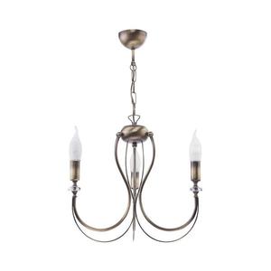 Jupiter 1633 - Lustră pe lanț MELANI 3xE14/40W/230V alamă patină imagine