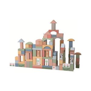 Blocuri din lemn 2Kids Toys safari cu animale 120 buc. imagine