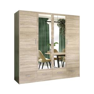 Dulap cu oglindă SANNA 200x215 cm, stejar Sonoma imagine