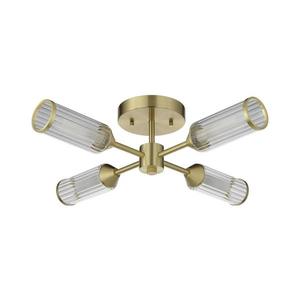 Lustră aplicată Endon 106946 TOUR 4xG9/3W/230V alamă imagine