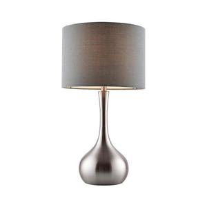 Lampă dimabilă de masă Endon 61192 PICCADILLY 1xE14/40W/230V crom mat/gri imagine