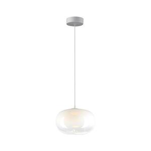 Lustră LED pe cablu VASO LED/4W/230V d. 18 cm alb imagine