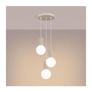 Lustră pe cablu SL.1720 HALO 3xG9/8W/230V d. 25 cm crem imagine