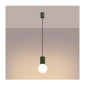 Lustră pe cablu SL.1724 HALO 1xG9/8W/230V d. 12 cm verde imagine