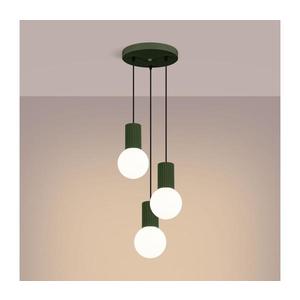 Lustră pe cablu SL.1725 HALO 3xG9/8W/230V d. 25 cm verde imagine