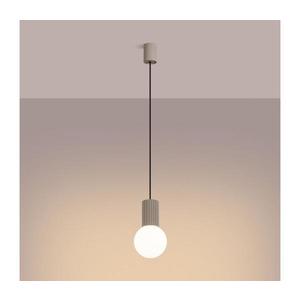 Lustră pe cablu SL.1744 HALO 1xG9/8W/230V d. 12 cm bej imagine