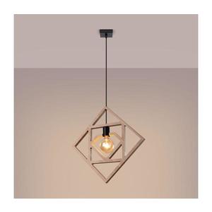 Lustră pe cablu SL.1757 CARO 1xE27/15W/230V fag imagine