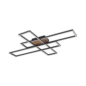 Plafonieră LED Globo 67208-40 DAKARI LED/40W/230V 3000K 60x80 cm negru imagine