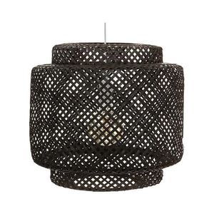 Lustră pe cablu Atmosphera LIBY 1xE27/40W/230V bambus/negru imagine