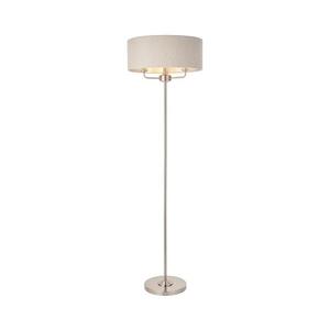 Lampadar Endon 94359 HIGHCLERE 3xE14/40W/230V bej/crom lucios imagine