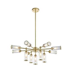 Lustră pe tijă Endon 106256 TOUR 13xG9/3W/230V alamă imagine