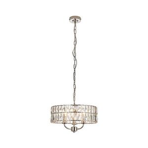 Lustră pe lanț Endon 104466 CLIFTON 3xE14/6W/230V crom lucios/transparent imagine