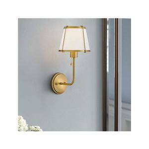 Lampă de perete Hinkley HK-CLARKE1-DBR-OW CLARKE 1xE27/40W/230V alamă/alb imagine
