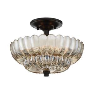 Plafonieră Quoizel QZ-WHITECAP-SF-S WHITECAP 3xE14/40W/230V d. 29, 7 cm imagine