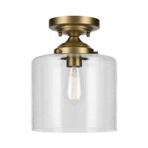 Plafonieră Kichler KL-WINSLOW-SF-NBR WINSLOW 1xE27/60W/230V d. 21, 6 cm alamă imagine