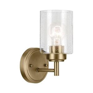 Lampă de perete Kichler KL-WINSLOW-1W-NBR WINSLOW 1xE27/60W/230V alamă imagine