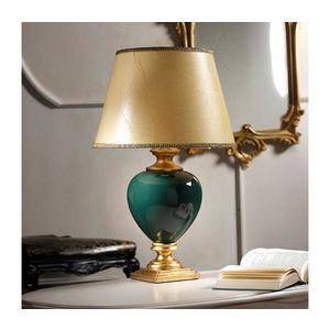 Lampă de masă ONLI AMADEUS 1xE27/15W/230V 72 cm verde/auriu imagine