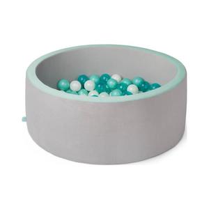 Piscină cu bile pentru copii B-Toys d. 89 cm gri/turcoaz imagine