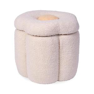 Taburet Childhome FLOWER d. 35 cm crem imagine