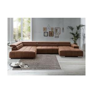 Colțar în formă de U TROPEA stânga, maro imagine