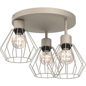 Plafonieră PARKLA, 3xE27/15W/230V, bej imagine