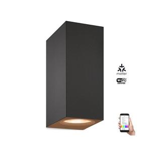 Aplică LED RGBW dimabilă UP&DOWN 2xGU10/4, 7W/230V negru Wi-Fi imagine