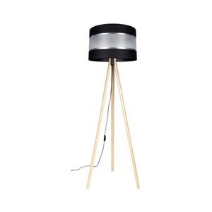 Lampadar CORAL 1xE27/60W/230V bej/negru/crom imagine