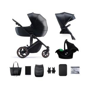 KINDERKRAFT SELECT PRIME 2 Premium - Cărucior 3în1 combinat, negru Venezian imagine