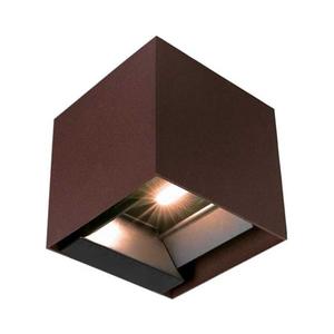 LED lampă solară de perete cu senzor, 9W, 3, 7V, 3000/4000/5000K, IP65, maro imagine