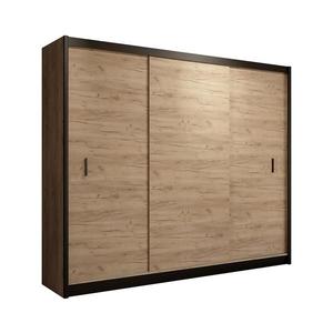 Dulap cu uși glisante SAPHIRA 250x215 cm, stejar craft imagine