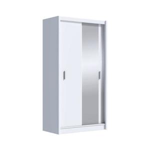 Dulap cu oglindă SABRINA alb 120x215 cm imagine