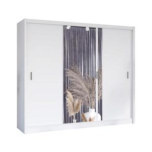 Dulap cu oglindă SABRINA 250x215 cm alb imagine