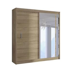 Dulap cu oglindă SABRINA 180x215 cm, stejar sonoma imagine