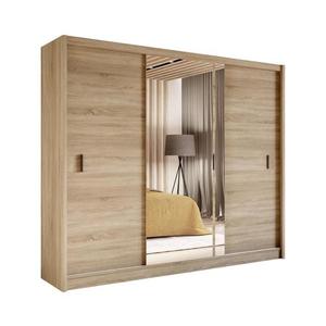 Dulap cu oglindă SABRINA 250x215 cm, stejar Sonoma imagine