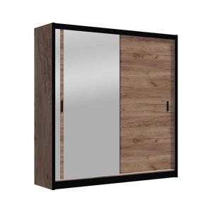 Dulap cu oglindă SABRINA 203x215 cm, stejar craft imagine