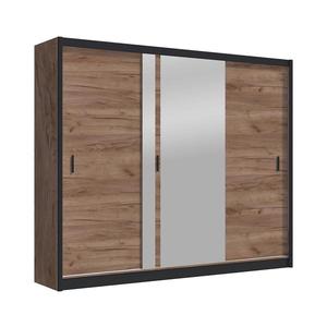 Dulap cu oglindă SABRINA 250x215 cm, stejar craft imagine