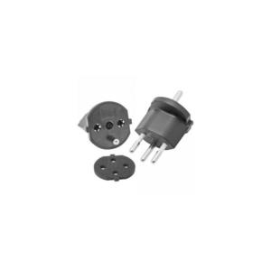 Adaptor fix pentru Elveția SCHUKO/J 230V IP44, negru imagine