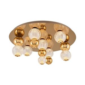 Plafonieră LED CREMONA LED/37W/230V 3000K aurie imagine