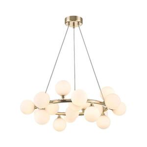 Lustră pe cablu Zuma Line P0462-20C-F7AA BOBO 20xG9/28W/230V auriu imagine