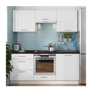 Mobilă de bucătărie CELESTE 180 cm, alb lucios imagine