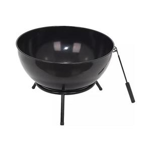 Focar portabil pentru lemne 57x30 cm, negru imagine